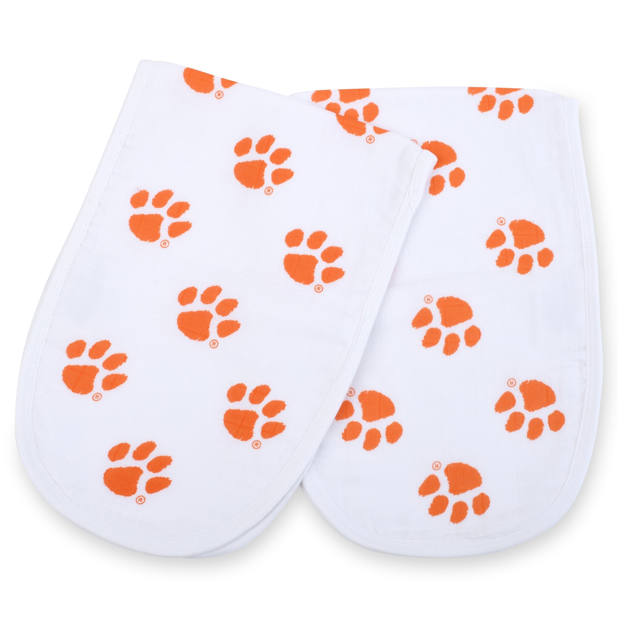 Clemson University 2pk Burp Cloths